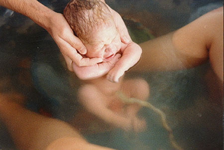 waterbirth baby